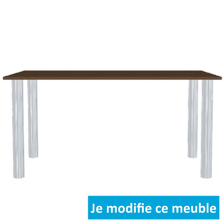 Table sur-mesure chêne acier