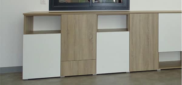 Armoire basse sur-mesure