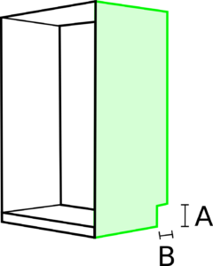 Découpe de plinthe