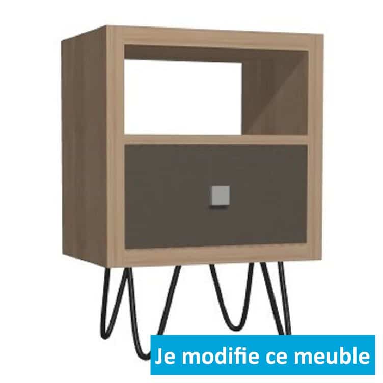 Table de chevet scandinave vintage