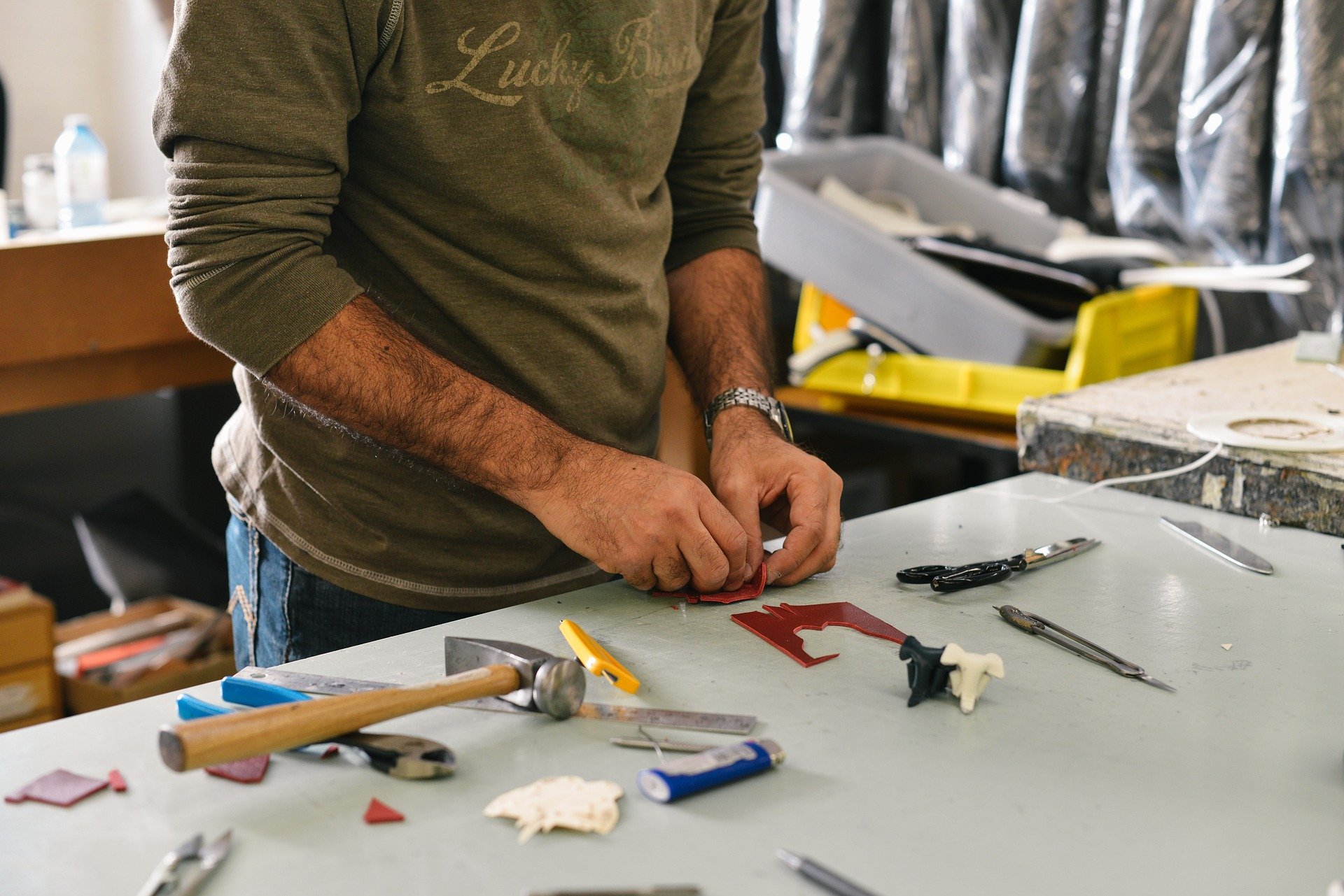 Meuble de rangement pour garage et atelier 5 éléments