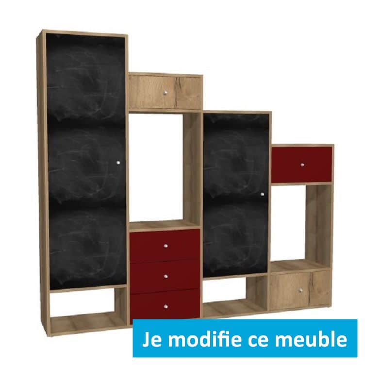 stickers porte de placard trompe l'œil