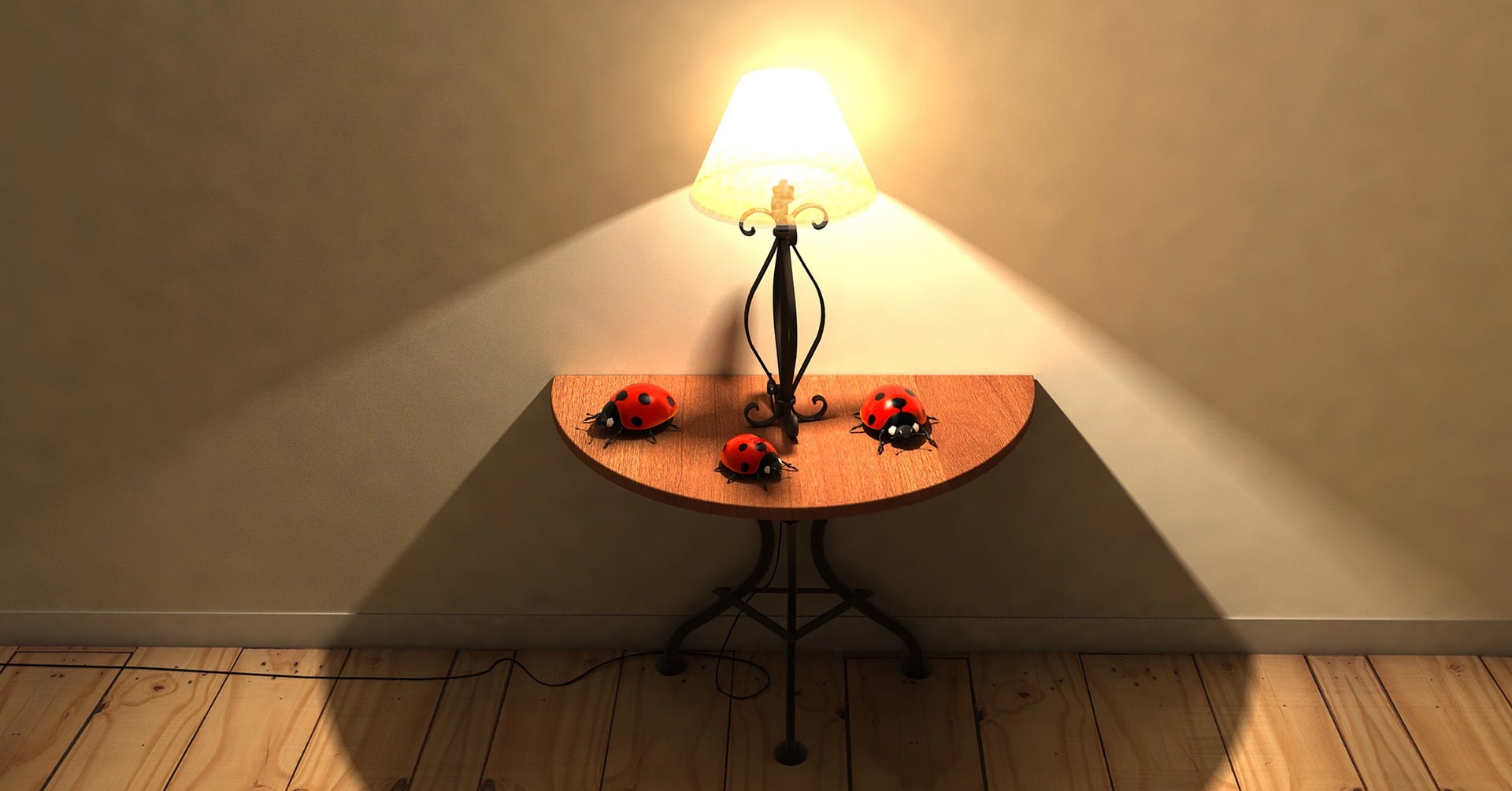 Mesa consola de madera