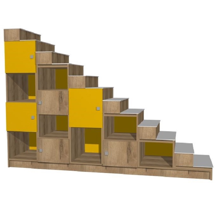 Meuble escalier rangements
