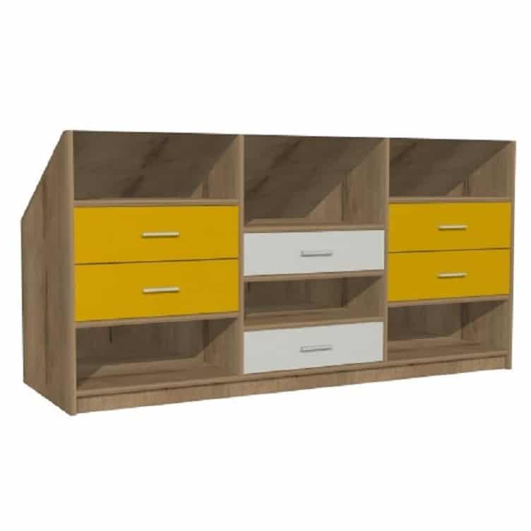Meuble sous pente arrière sur mesure