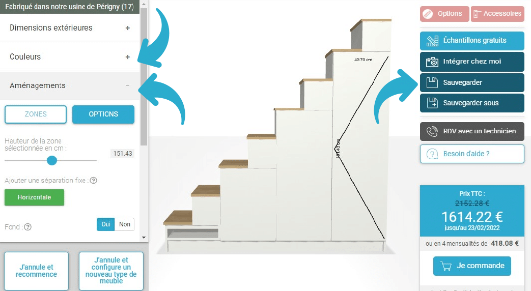 escalier etape 2 creation escalier quart tournant sur mesure