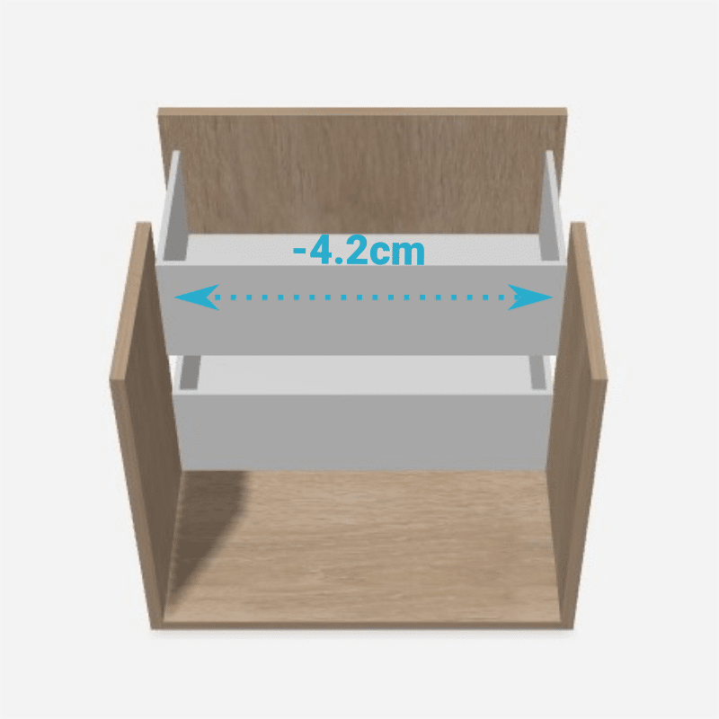 largeur utile tiroirs