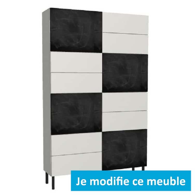 Porte coulissante craie