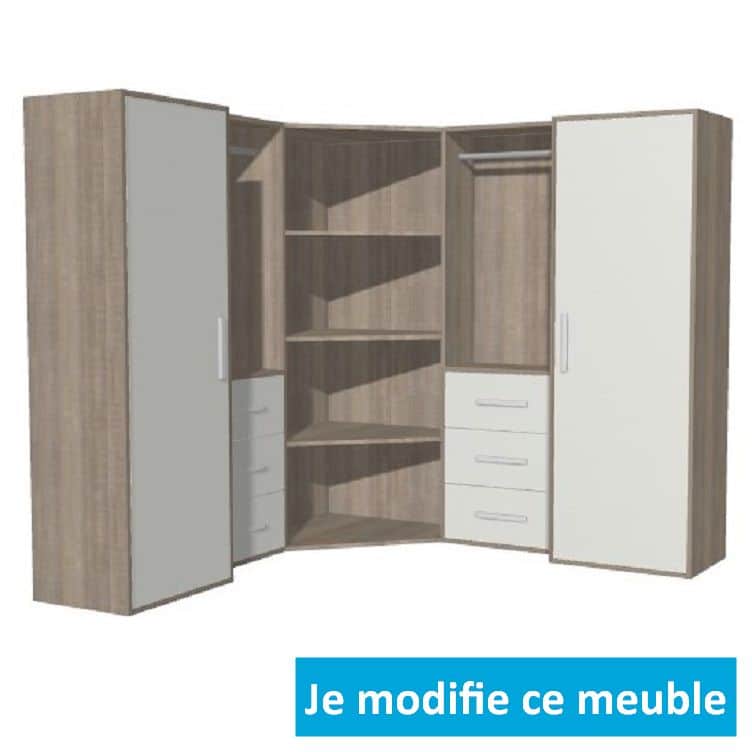 Dressing d'angle gauche : Créez en ligne et en 3D en quelques clics