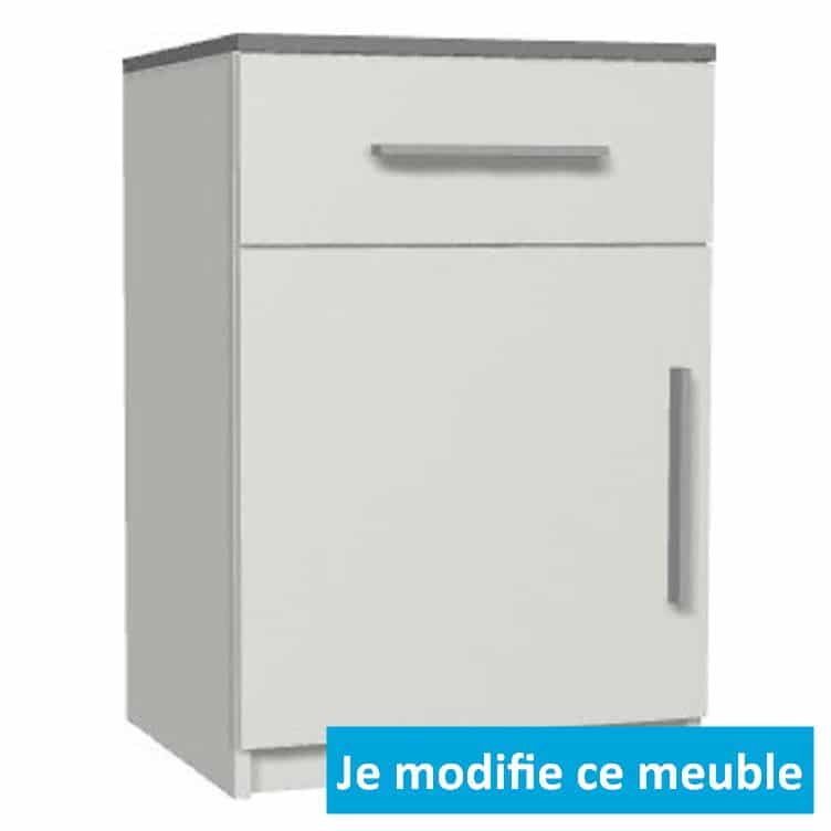 Meuble bas sur mesure de cuisine