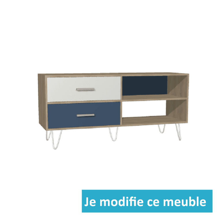 Meuble bas avec pied bord de mer