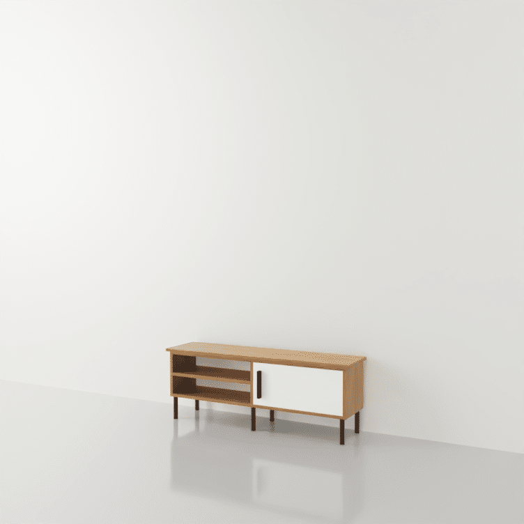 Banc en bois design et moderne avec tiroirs