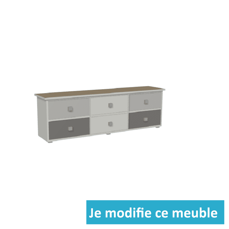 Banc d'entrée moderne avec tiroirs pour chaussures