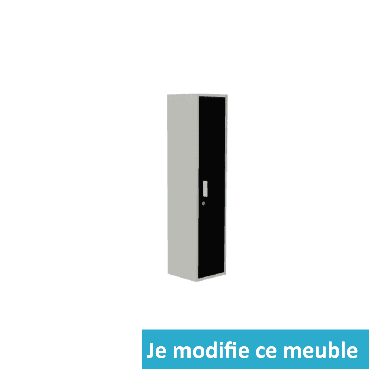 Socle pour sculpture sur mesure avec porte battante et serrure