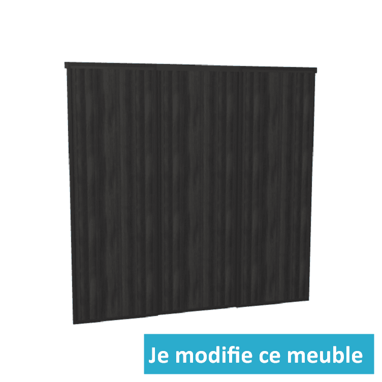 Portes de placard coulissantes personnalisées en bois