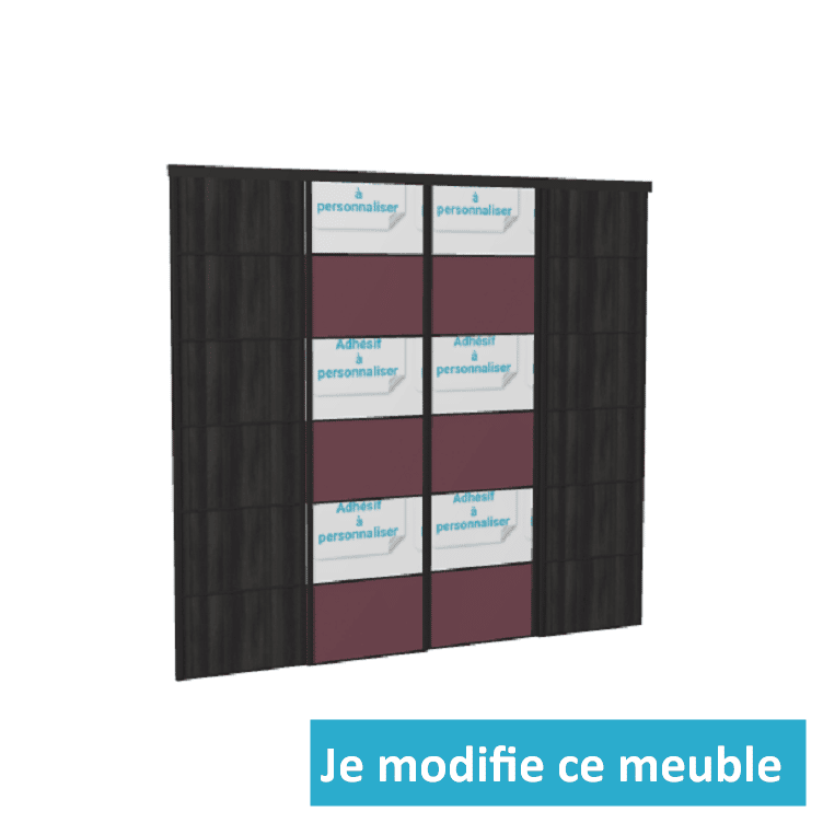 Portes coulissantes sur mesure avec stickers