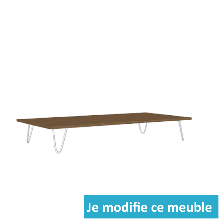 Table basse personnalisée en bois