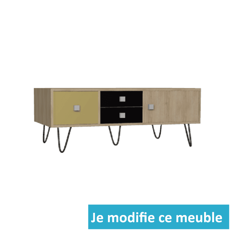 Meuble bas sur-mesure avec 2 portes