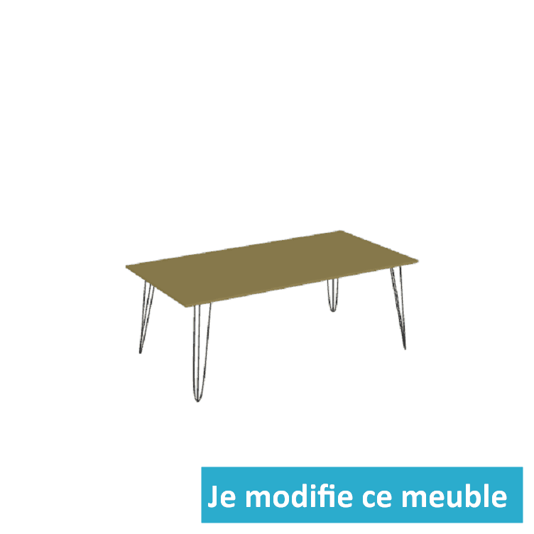 Longue table de salle à manger sur-mesure en bois