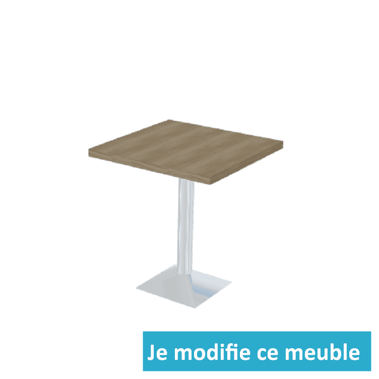 Table mange debout sur mesure en bois
