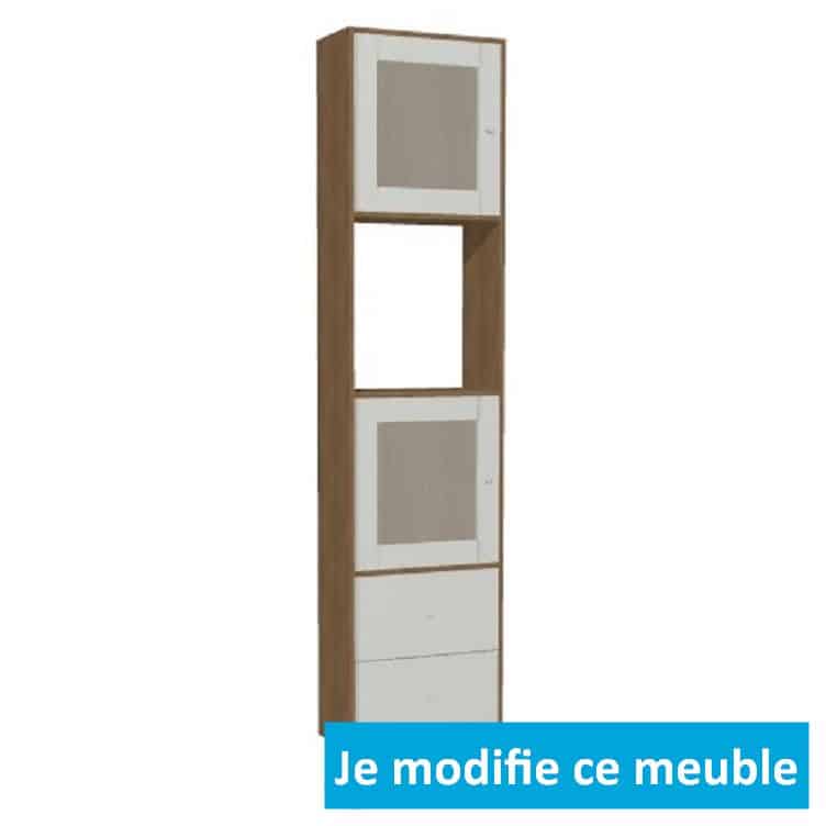 vitrine bibliothèque portes vitrées