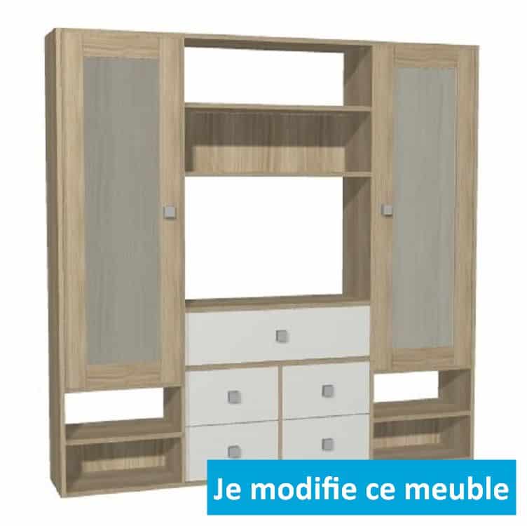 bibliothèque vitrée design
