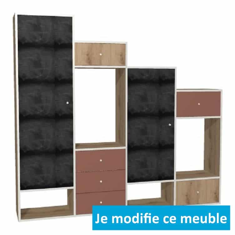 stickers porte de placard trompe l'œil