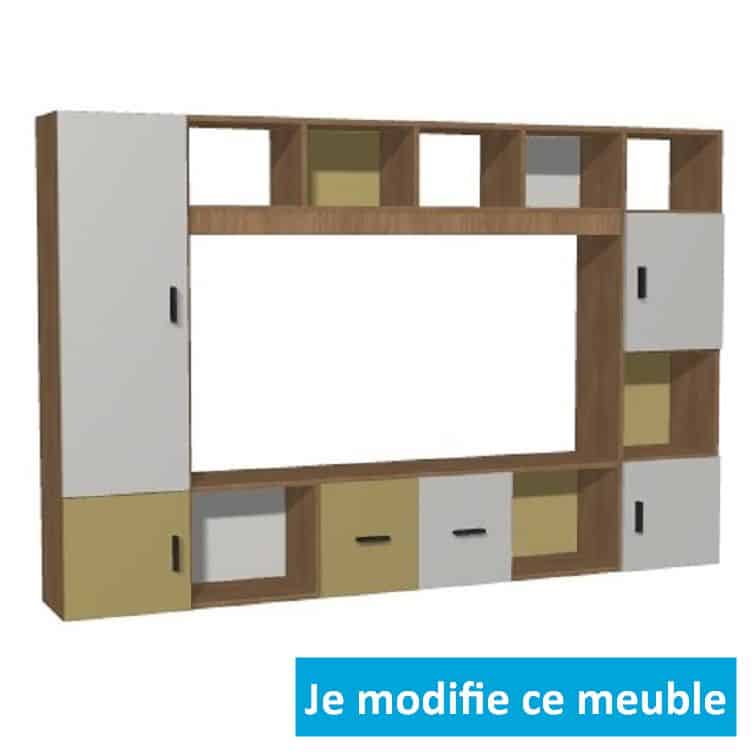Large meuble TV sur-mesure