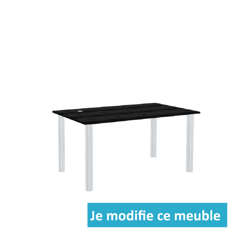 Bureau en tableau noir pour craie