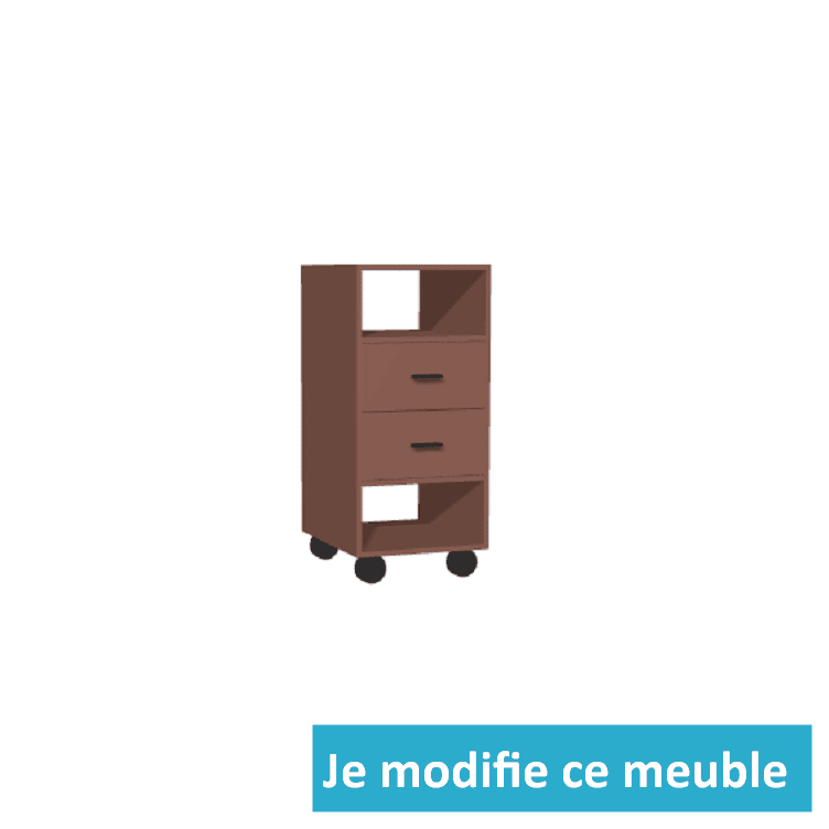 Armoire de stockage sur mesure avec casiers et rangements