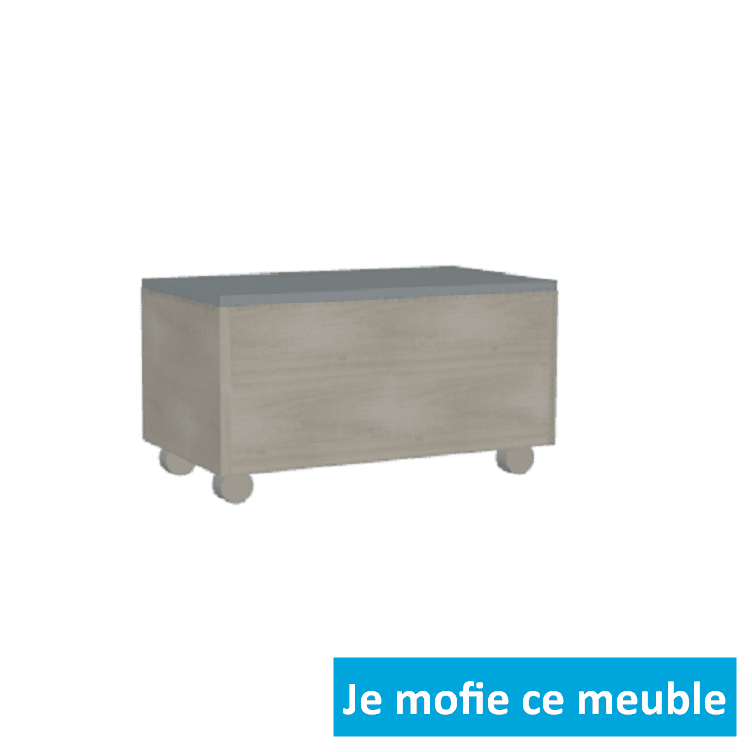 coffre en bois sur mesure rangement jouets