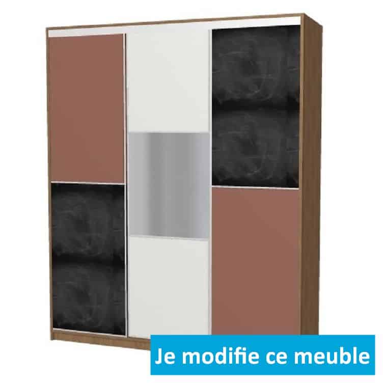 Vinyle sur porte placard coulissante