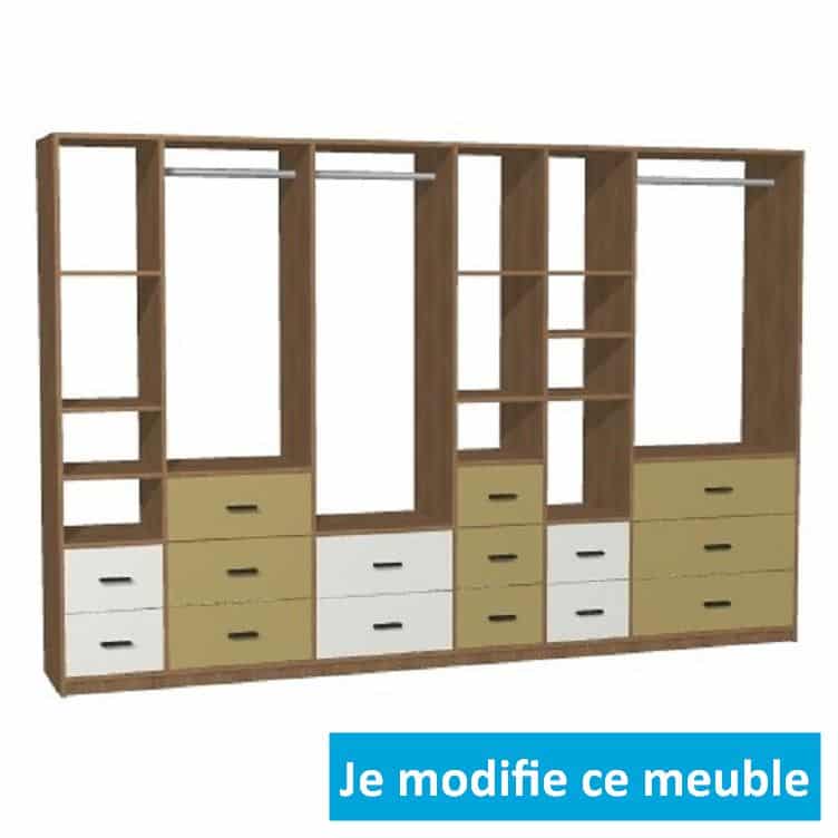 Penderie ouverte