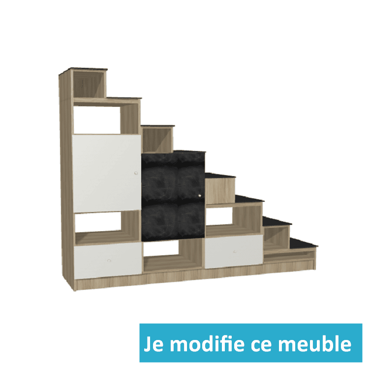 Meuble escalier en craie
