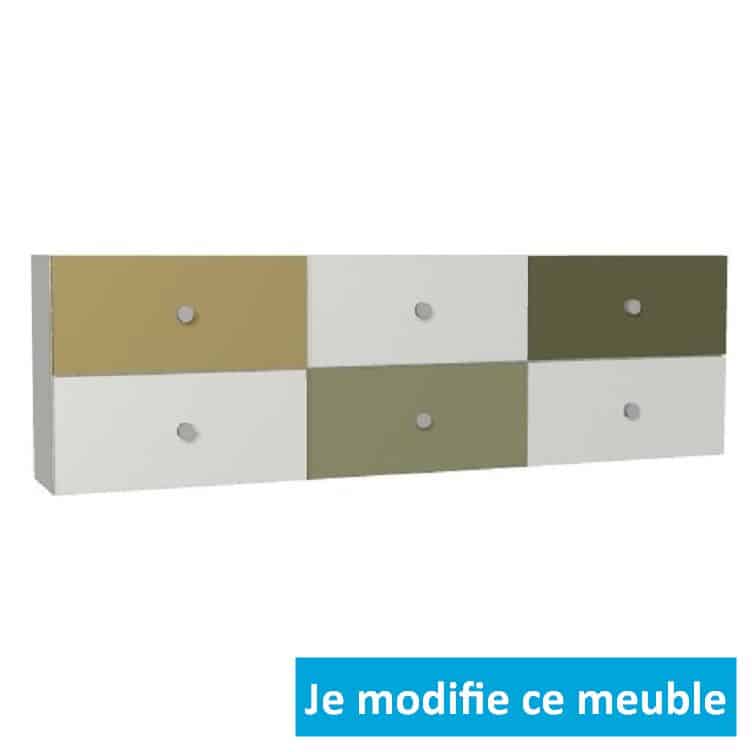 Meuble haut suspendu avec tiroirs