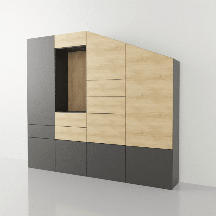 Armoire penderie pour sous pente