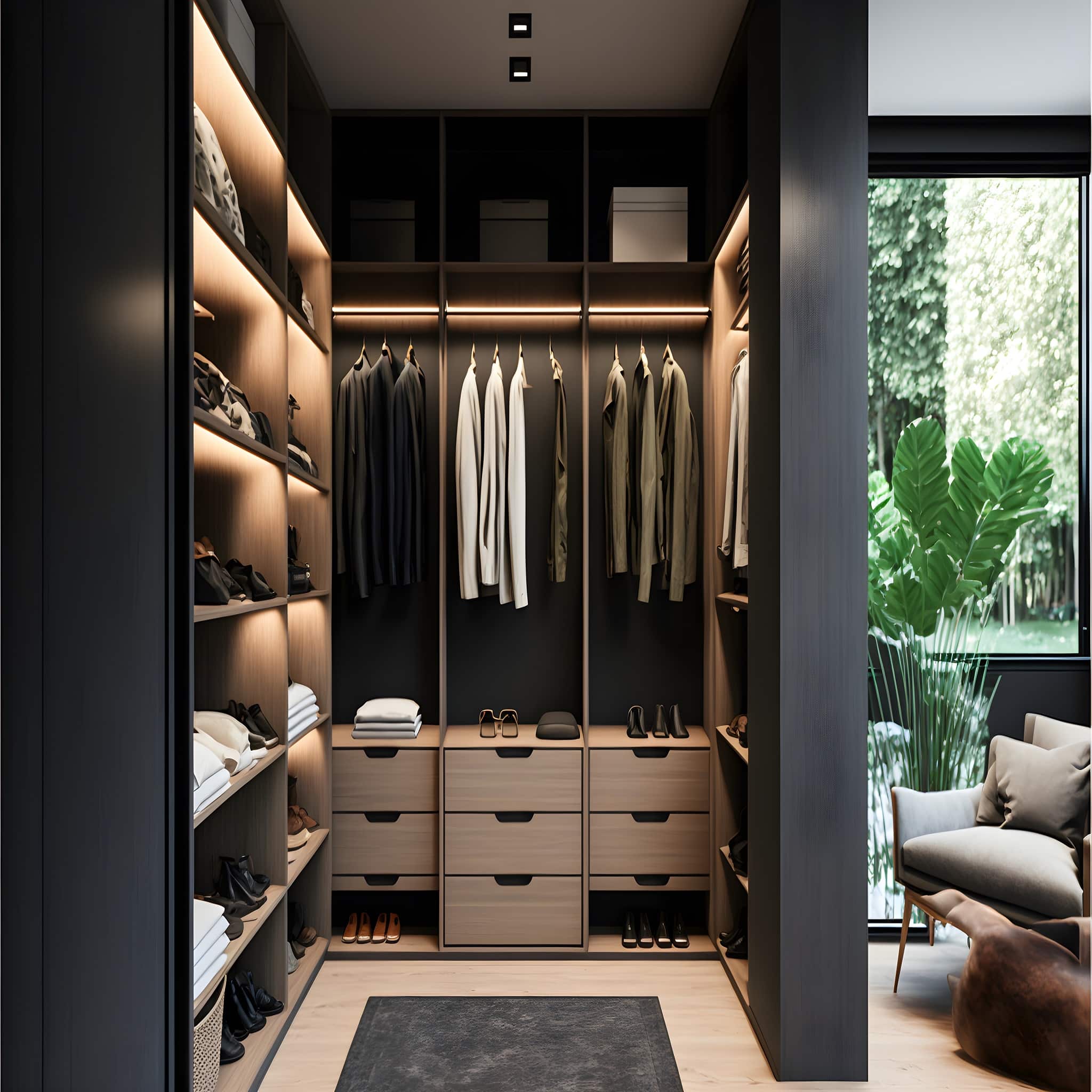 dressing sur mesure avec rangement