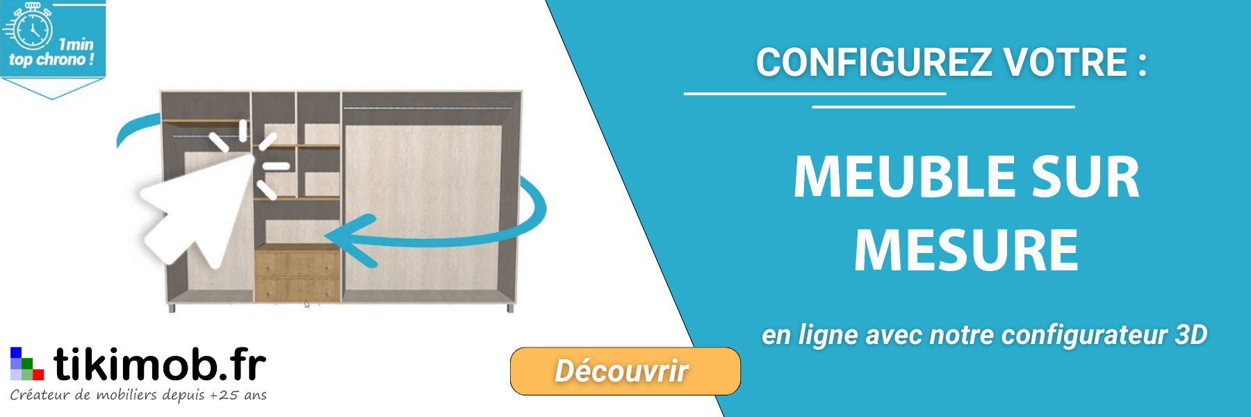 configurer un meuble sur mesure, pour faciliter l'aménagement d'une petite salle de bain