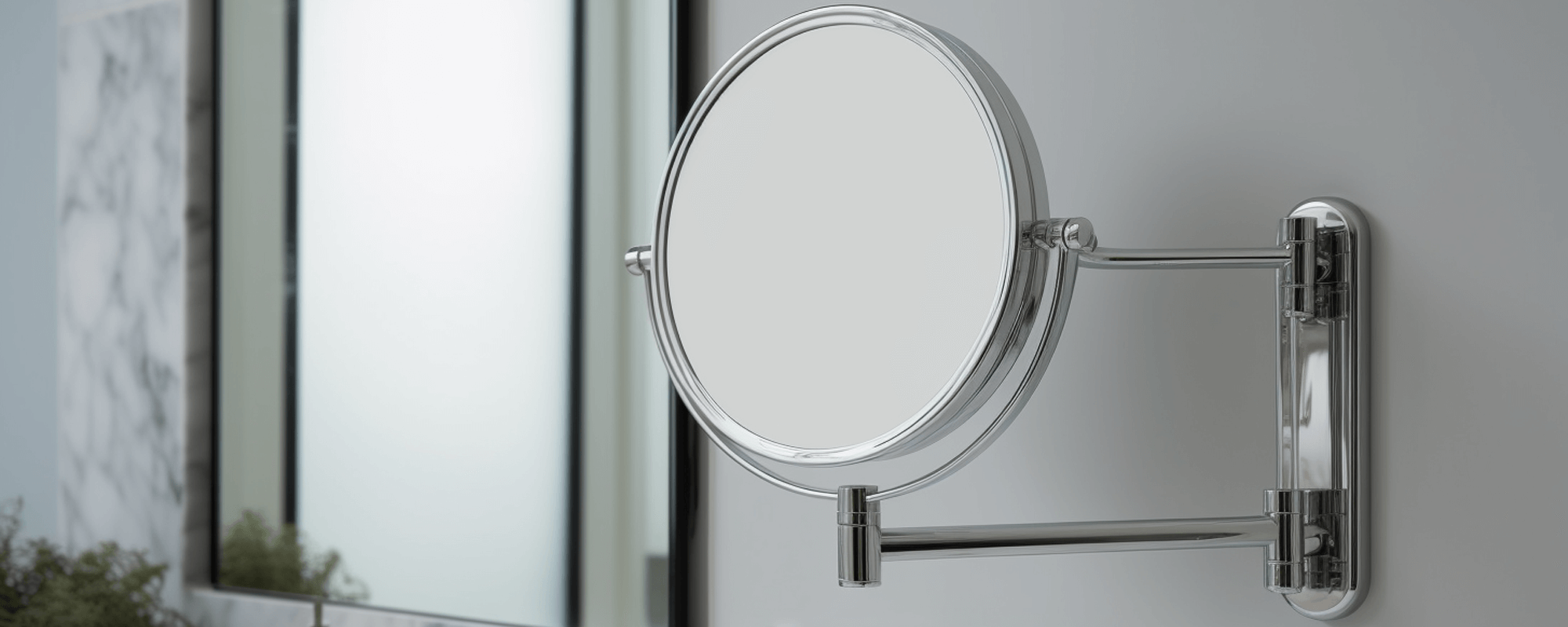 miroir avec bras articulé