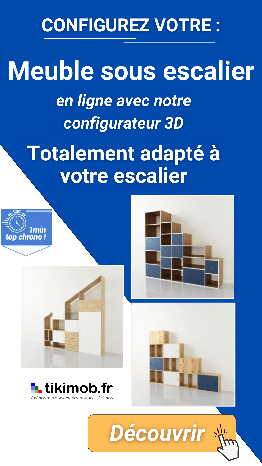 decouvrir des meubles sous escalier