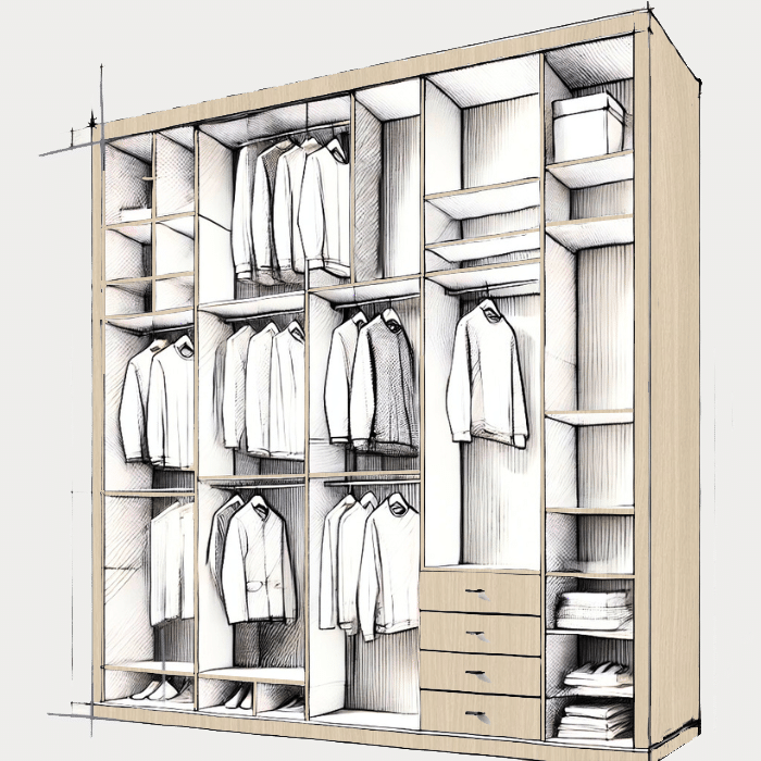 rangement destru dressing