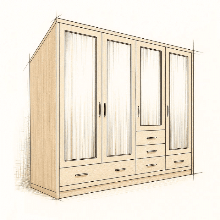 dressing en pente