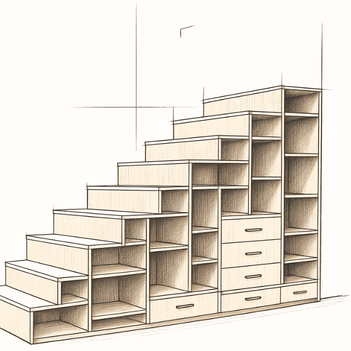 meuble escalier