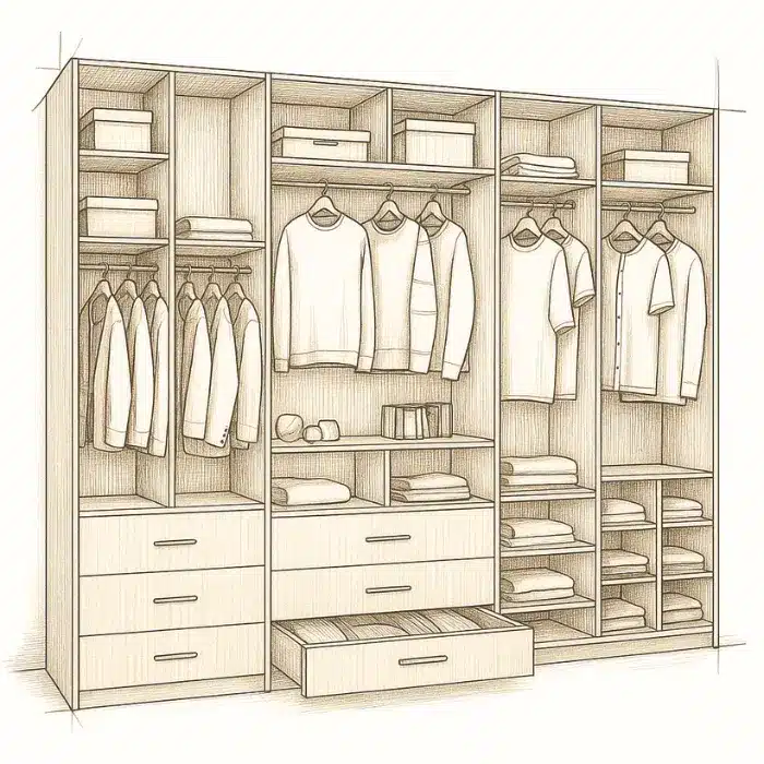 Dr1 dressing sans porte