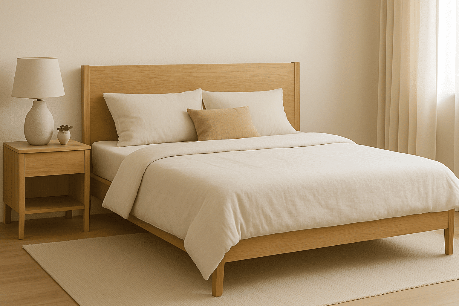 lit sur mesure en bois