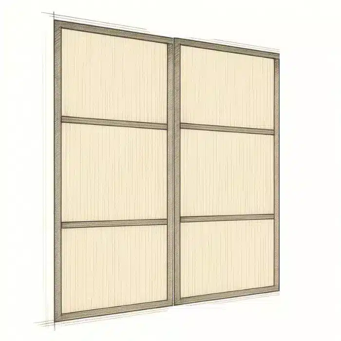 porte coulissante sur mesure