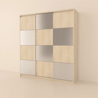 Dressing sur mesure à portes coulissantes pour chambre – Tikimob