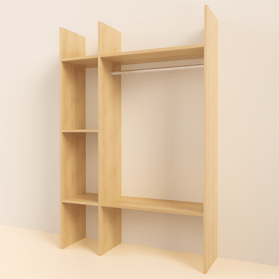 Dressing sur mesure style déstructuré avec modules ouverts – configurateur 3D Tikimob