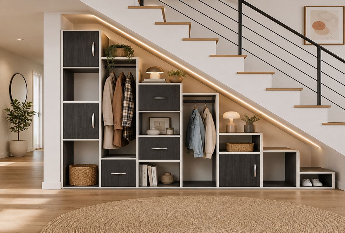 Sous-escalier sur mesure Tikimob