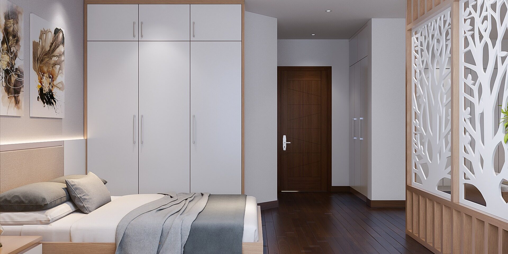 Placard pour chambre à portes battantes sur mesure Placard chambre portes battantes sur mesure